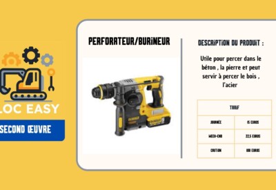 Location Perforateur burineur électrique Dewalt à Tourcoing